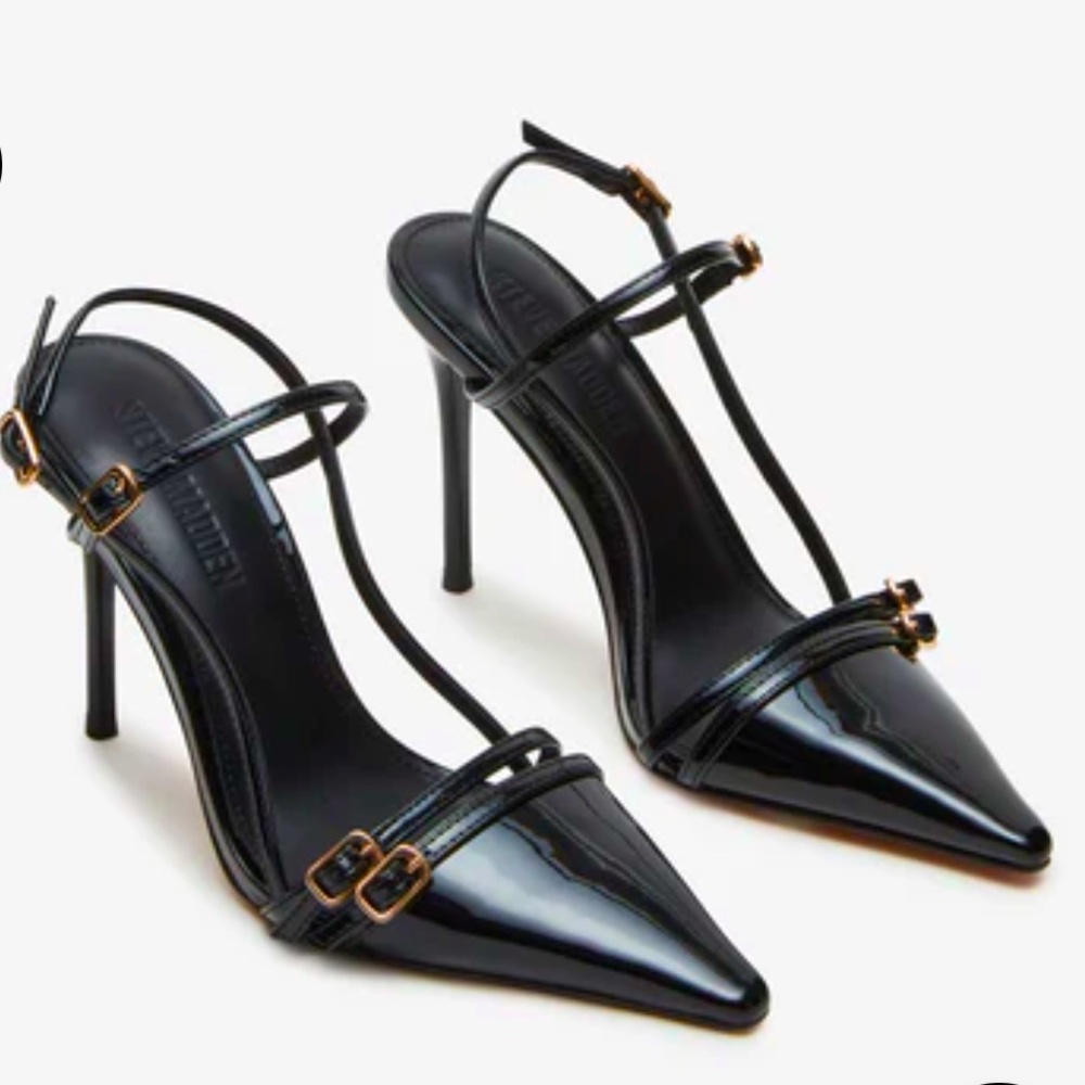 Deagan black patent STEVE MADDEN